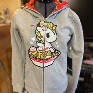 Tokidoki Hoodie Miso Unicorno Sandy Ramen Sweatshirt NWT Small